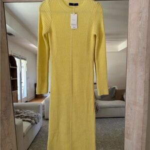 Mango Wool blend midi dress (NWT) size M